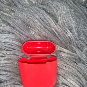 Red air pod case